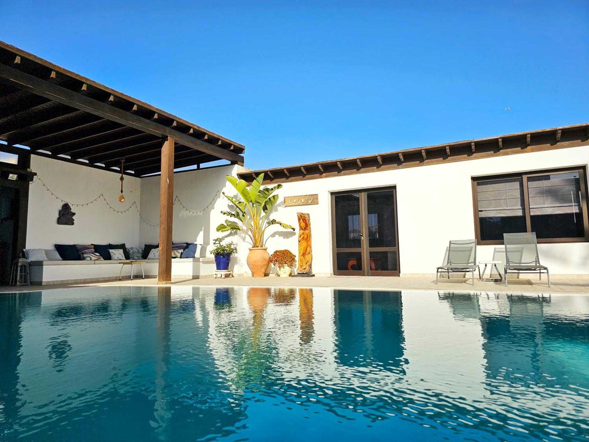 Villa Nazoly, Oasis De Tranquilidad Con Piscina Privada En El Corazon De Lanzarote Nazaret 외부 사진